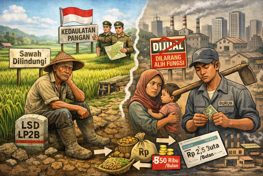 sawah dilindungi dan petani